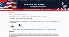 Desktop Screenshot of haddockinsurance.com