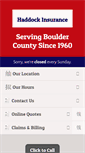 Mobile Screenshot of haddockinsurance.com